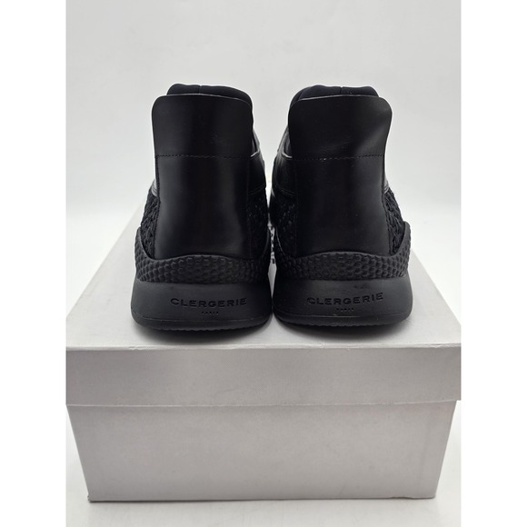 Clergerie Shoes Mens Size 9.5 Black SAL Slip On Leather Sneaker Casual New Box‎ main image 6